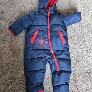 Spyder Infant Fleece-Lined Jacket in Bright Red